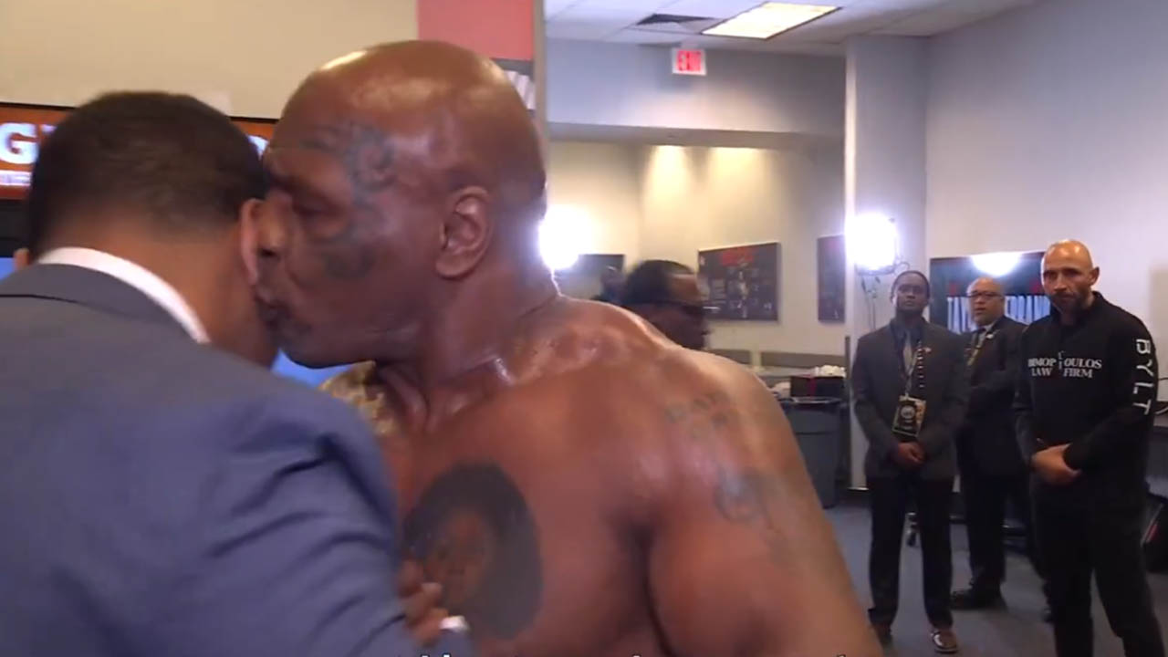 Netflix did Mike Tyson proper dirty with 'not safe for work' moment during backstage interview