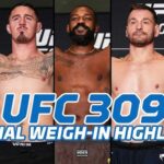 UFC 309 weigh-in results: One fight avoids cancellation following scale fail