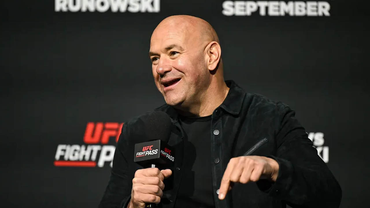 UFC CEO Dana White announces new UFC 310 main and co-main events during Jake Paul vs Mike Tyson fight