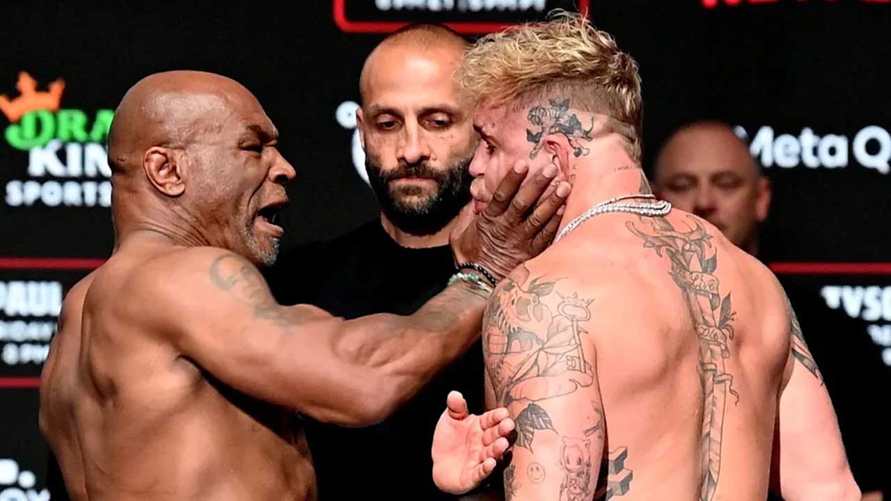 VIDEO of Mike Tyson slapping Jake Paul will go in the history books