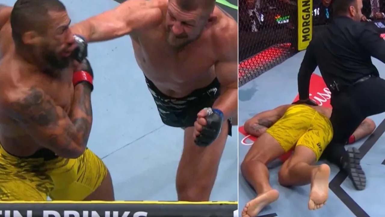 Dustin Jacoby obliterates Vitor Petrino with one punch moments after 'boring' chants at UFC Tampa