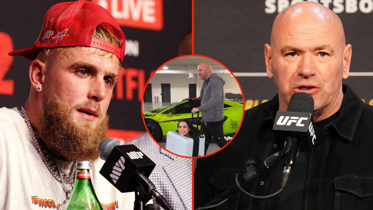 Jake Paul renews his feud with ‘clout chasing’ Dana White by sharing brutal reaction to viral video