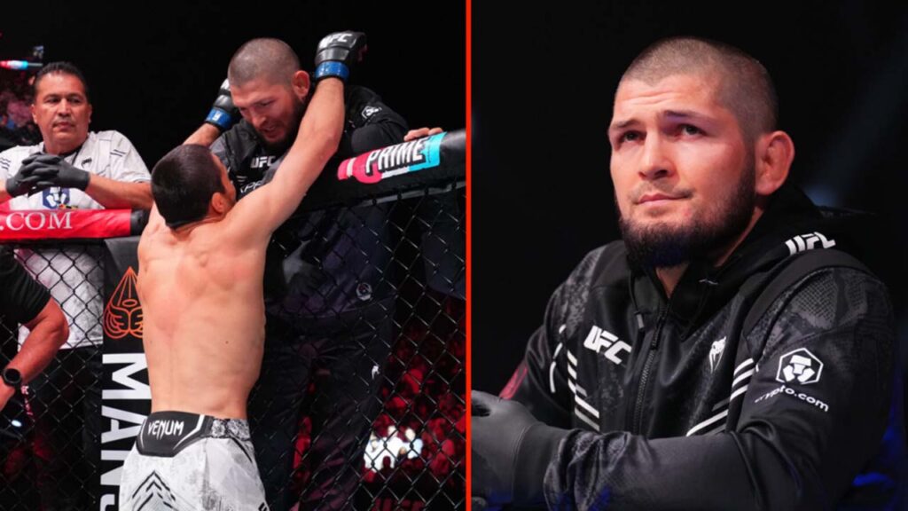 Khabib is already stressing about cornering both Islam Makhachev and Umar Nurmagomedov at UFC 311