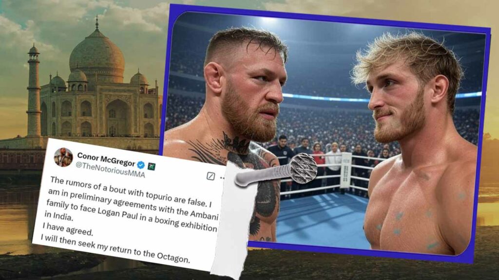 Logan Paul shares his raw opinion on fight against Conor McGregor in India