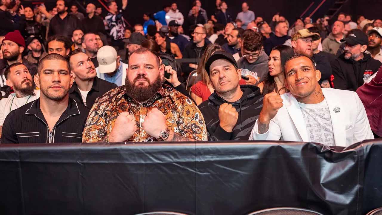 Alex Pereira, CM Punk, Mel Gibson, and more Spot all the celebrities who attended star-studded UFC 311 at Intuit Dome, California - Photos