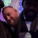 Conor McGregor and Jon Jones recreate the iconic Rolex moment at Trump’s inauguration celebration