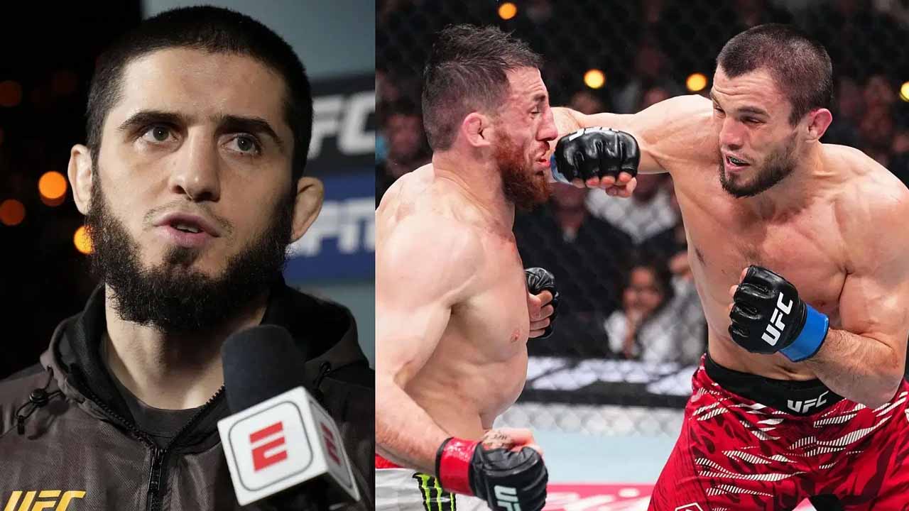 Islam Makhachev speaks candidly about watching Umar Nurmagomedov lose during warm-ups before the UFC 311 main event