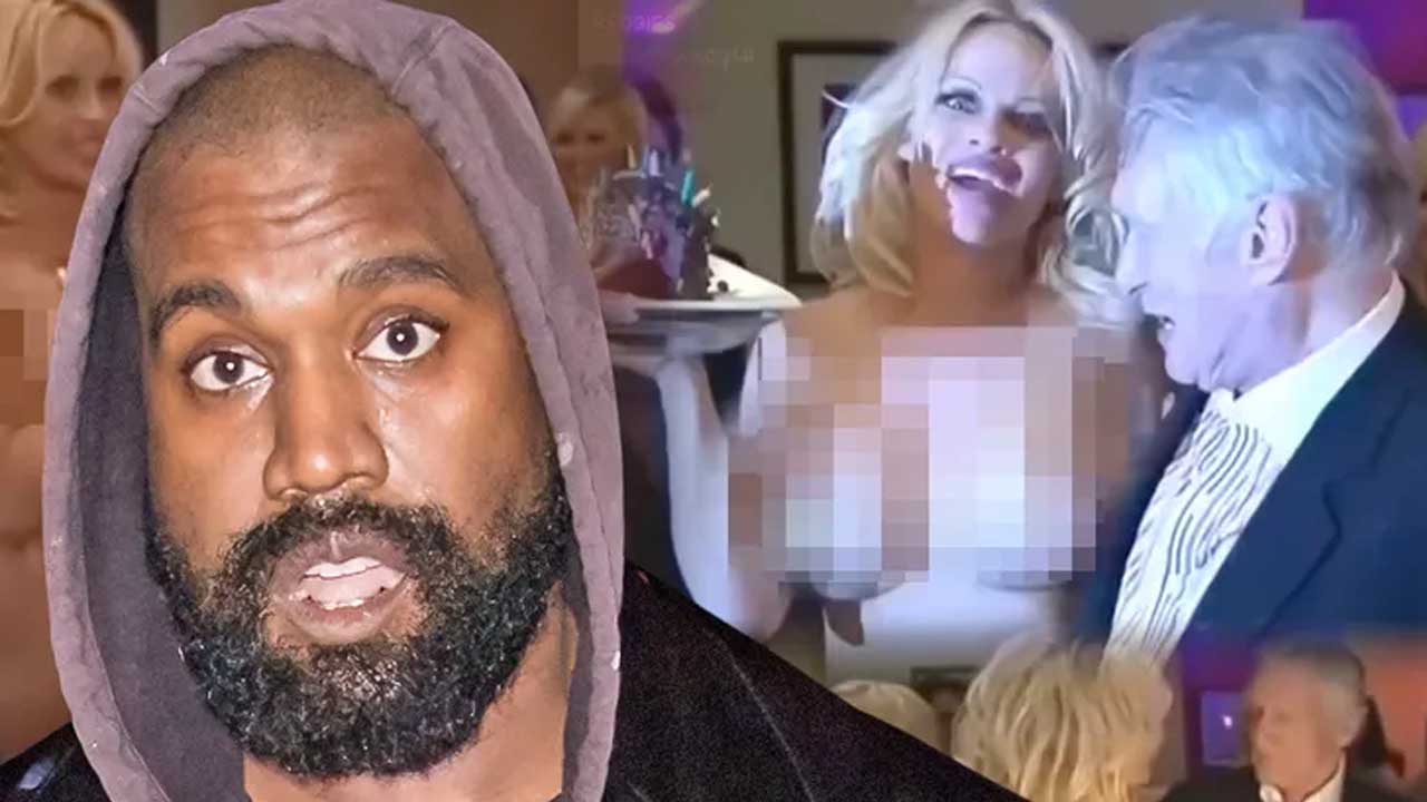 Kanye West Posts Throwback Video of Naked Pamela Anderson, Hugh Hefner (PHOTO)