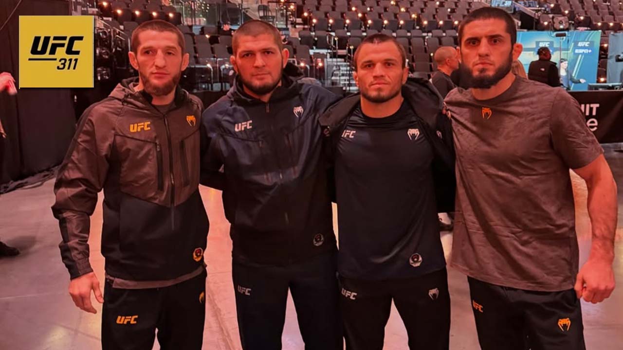 Khabib Nurmagomedov sends final message to three teammates competing at UFC 311