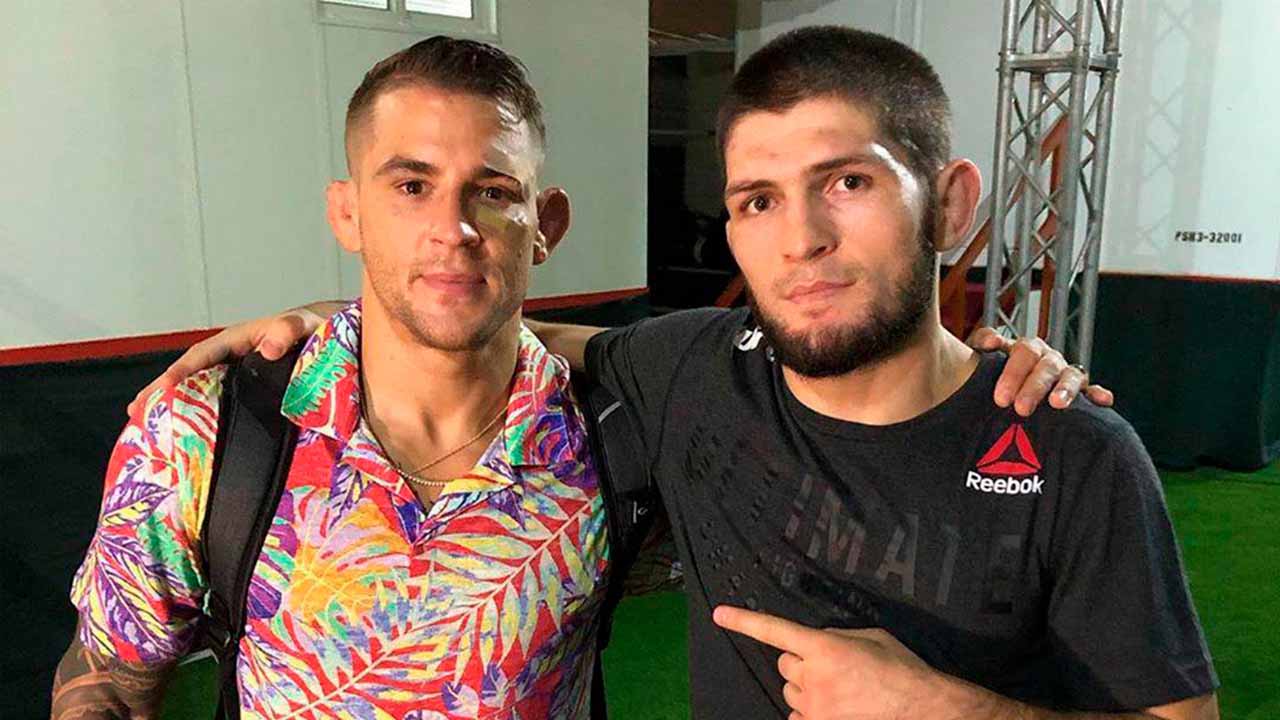 Khabib Nurmagomedov talks about what was harder - the fight or coaching against Dustin Poirier