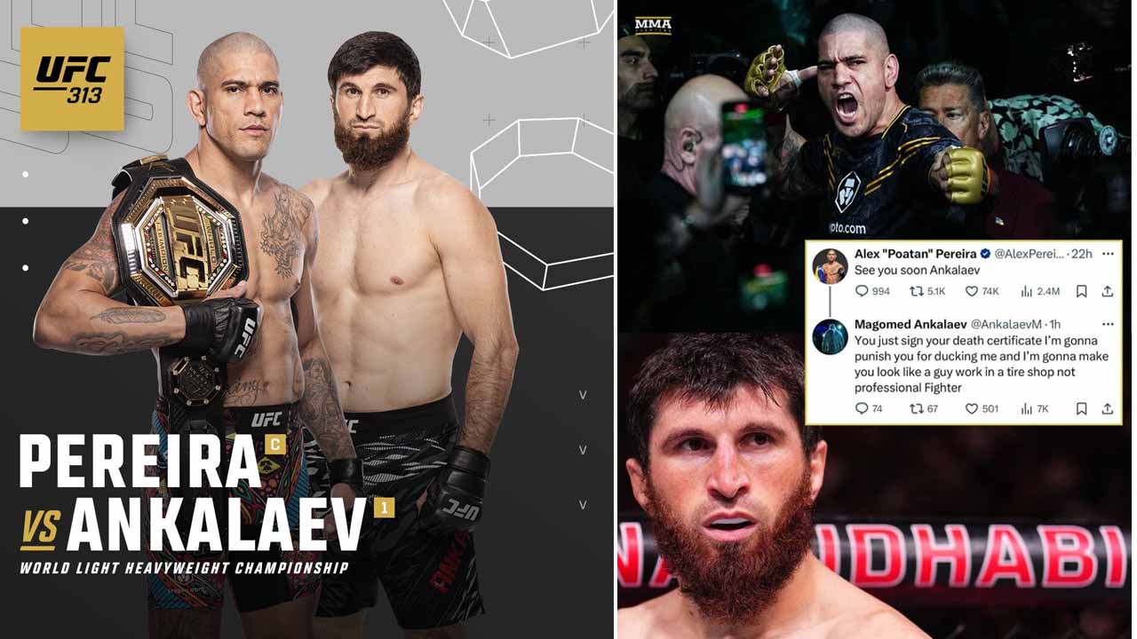 Magomed Ankalaev sends a terrifying message to Alex Pereira following UFC 313 fight announcement