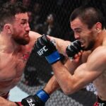 Merab Dvalishvili ends Umar Nurmagomedov’s unbeaten run and defends his belt at UFC 311 (highlights)