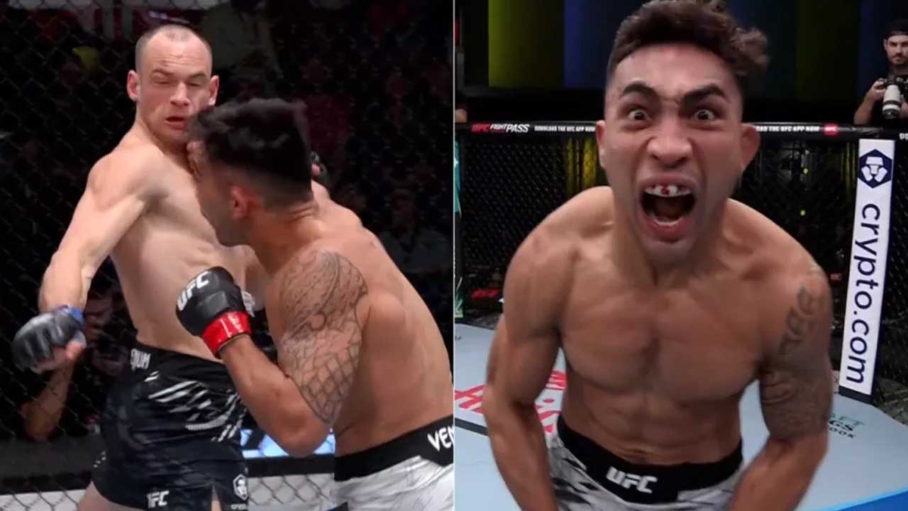 Puna Soriano flattens Uros Medic with brutal 31-second knockout at UFC Fight Night 249 (VIDEO)