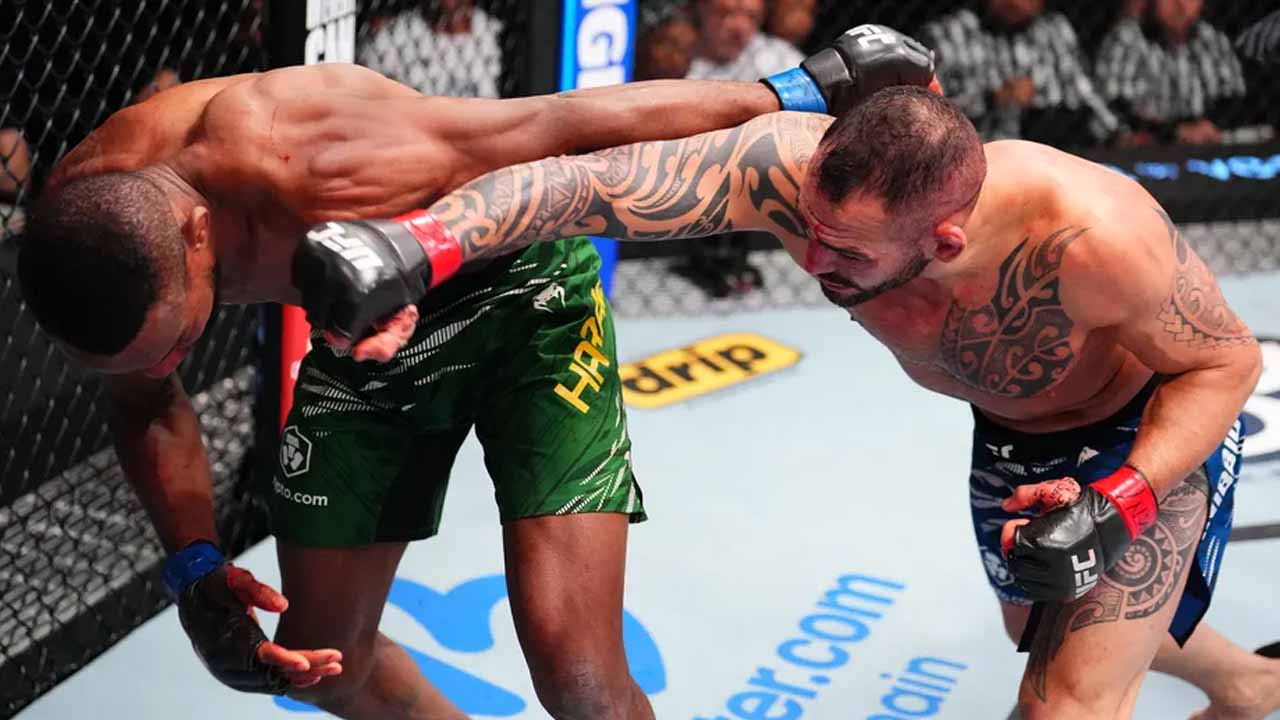 Santiago Ponzinibbio stops Carlston Harris with barrage of punches in final round - Highlights