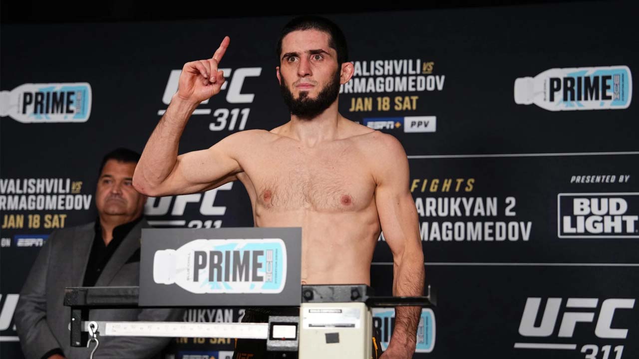 UFC 311 weigh-in results Islam Makhachev makes weight amid main event shakeup