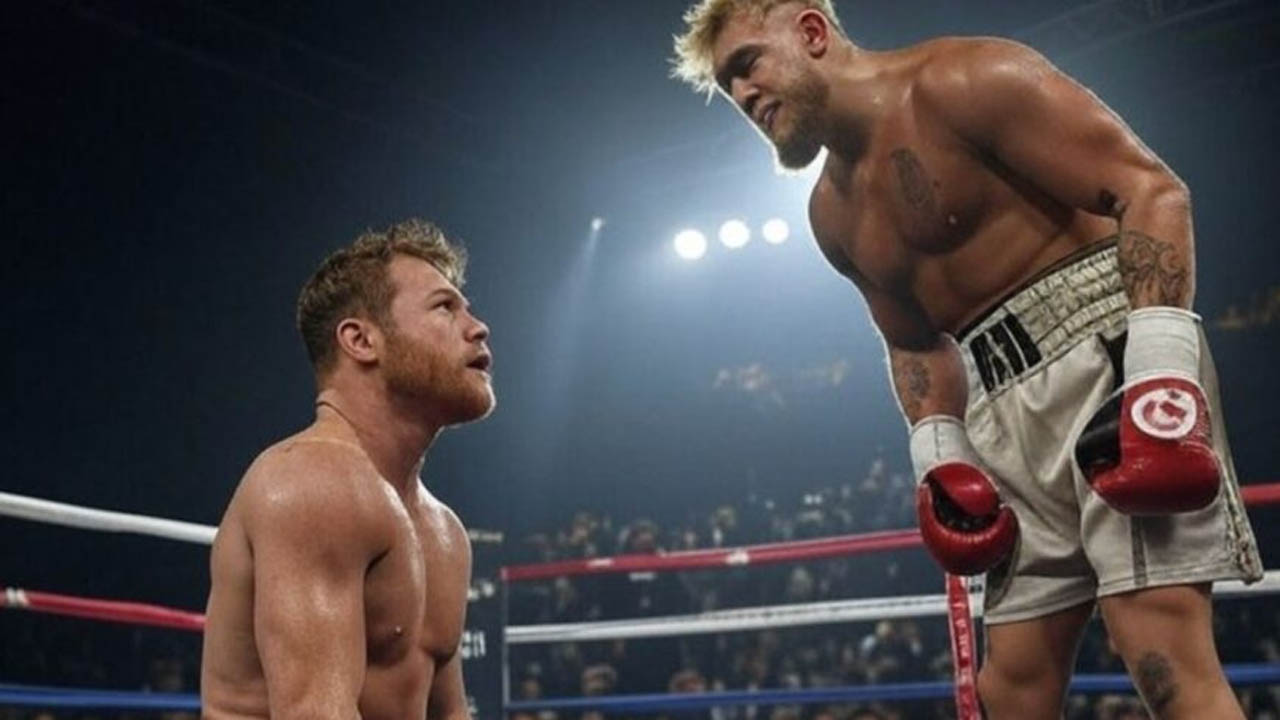 Jake Paul blames Canelo Alvarez for turning down the fight and shows a signed contract as proof