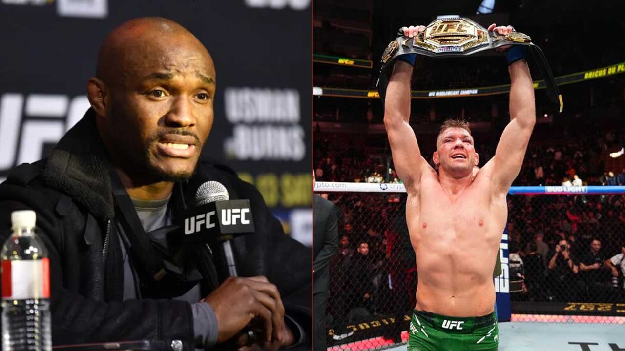 Kamaru Usman names a surprise fighter who could beat Dricus Du Plessis in a UFC middleweight title fight