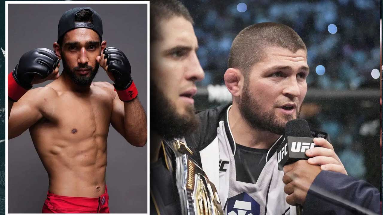 Take a look when Indian MMA fighter Anshul Jubli, who got knocked out at UFC 312 in 19 seconds, claimed he can submit Khabib Nurmagomedov or KO him in two rounds